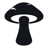 Tubular mushroom icon, simple style vector