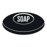 Soap icon, simple style vector