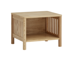 modern houten kabinet met besnoeiing uit geïsoleerd Aan achtergrond transparant png