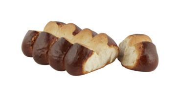 Sliced bread with cut out isolated on background transparent png