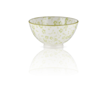 Empty bowl, ceramic, porcelain with cut out isolated on background transparent png