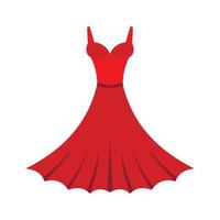 Dress icon, flat style vector