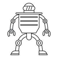 Telemechanical device icon, outline style vector