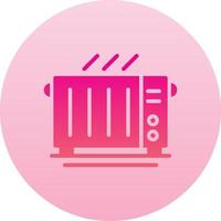 Electric Heater Vector Icon