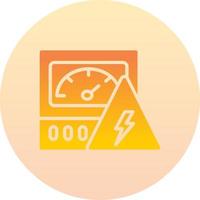 Electric Meter Vector Icon