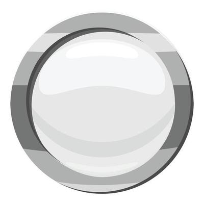 Button click icon, cartoon style