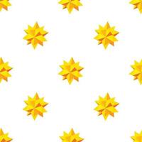Decorative star pattern seamless vector