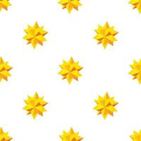 Decorative star pattern seamless vector