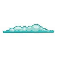 Spring cloud icon, cartoon style vector