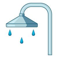 Shower icon, cartoon style vector