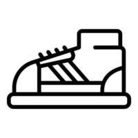 Sport shoe icon outline vector. Fashion workout vector