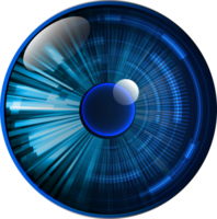 recorte de ojo de tecnología moderna png