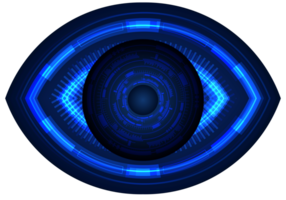 recorte de ojo de tecnología moderna png