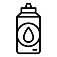 Liquid drop contamination icon outline vector. Flu allergy vector