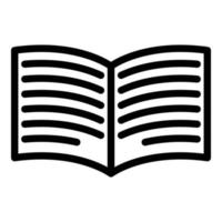 Digital book innovation icon outline vector. Online study vector
