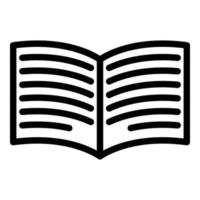 Digital book innovation icon outline vector. Online study vector