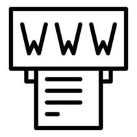 vector de esquema de icono de registro web. nuevo inicio de sesión