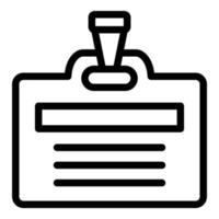 Loyalty card icon outline vector. Customer program vector