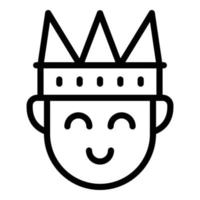 Customer loyalty program icon outline vector. Online service vector