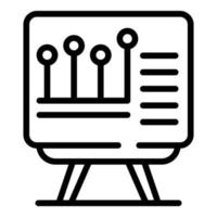Manager banner icon outline vector. Stress skills vector