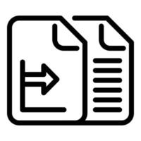 Copier device icon outline vector. Toner ink vector