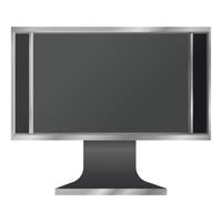 Modern digital computer screen mockup vector