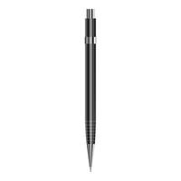 Black pen mockup, realistic style vector