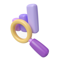 Analyze 3D Illustration Icon png
