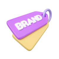 Brand 3D Illustration Icon png