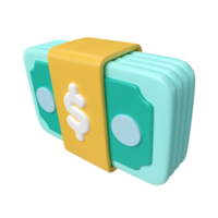 Money 3D Illustration Icon png