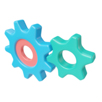 Dienstleistungen 3D-Illustrationssymbol png