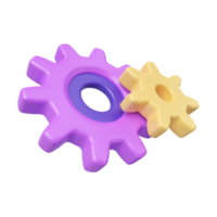 Dienstleistungen 3D-Illustrationssymbol png