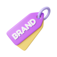 Brand 3D Illustration Icon png