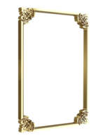 gold decorative frame png