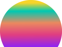 zonsondergang zonsopkomst kleurrijk retro sticker overhemd stijl decoratie abstract achtergrond behang illustratie png