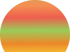 zonsondergang zonsopkomst kleurrijk retro sticker overhemd stijl decoratie abstract achtergrond behang illustratie png