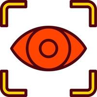 Eye Scanner Vector Icon