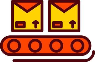 Conveyor Belt Vector Icon