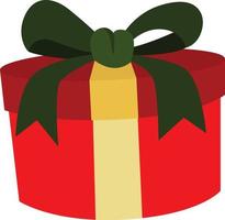 caja de regalo de navidad presente ilustración vector clipart