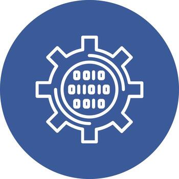 Binary Code Vector Icon