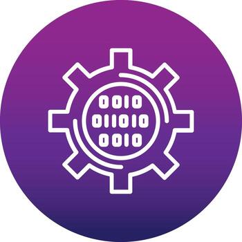 Binary Code Vector Icon