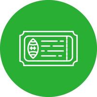 Ticket Creative Icon Design vector