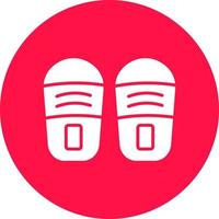 Slippers Creative Icon Design vector