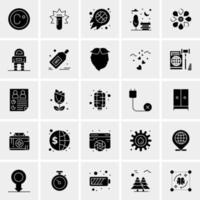 25 iconos de negocios universales vector ilustración de icono creativo para usar en proyectos relacionados con la web y dispositivos móviles