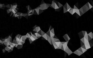 Dark Silver, Gray vector abstract polygonal texture.