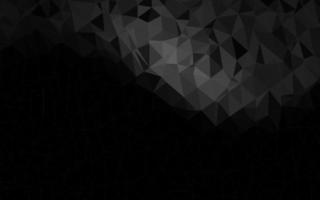 Dark Silver, Gray vector abstract polygonal texture.