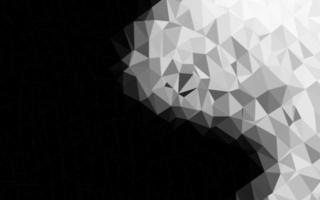 Light Silver, Gray vector low poly cover.