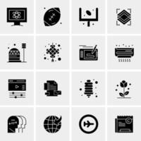 16 Universal Business Icons Vector Creative Icon Illustration to use in web and Mobile Related project