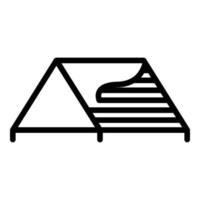 DIY repair roof icon outline vector. Home construction vector