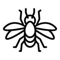 Mosquito icon outline vector. Bite net vector